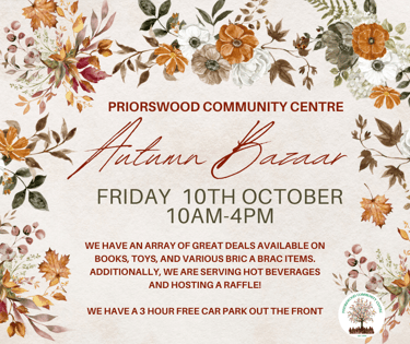 Autumn Bazaar sale poster