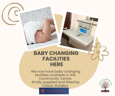 baby changing facilities here supplied by classic builders