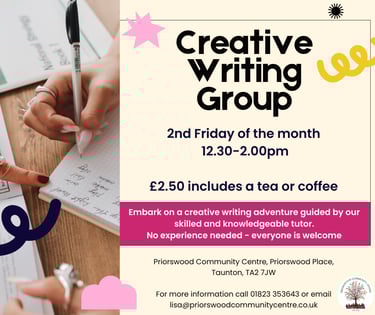 monthly creative writers group