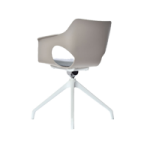 a chair with a white chair and a grey chair