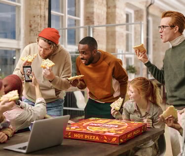 caixa pizza personalizada nuestra embalagens gráfica