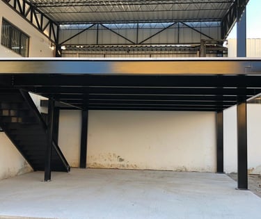 mezanino com estrutura