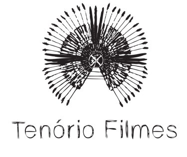 Logo da Tenório Filmes com grafismo circular. nome da produtora especializada em filmagem documental
