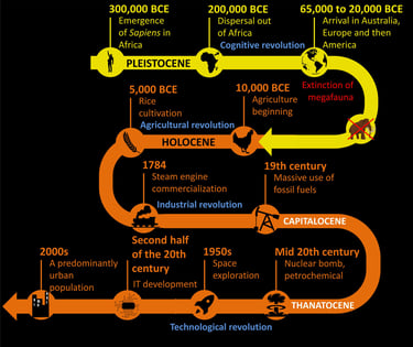Timeline of the Anthropocene, from the birth of Homo sapiens to today