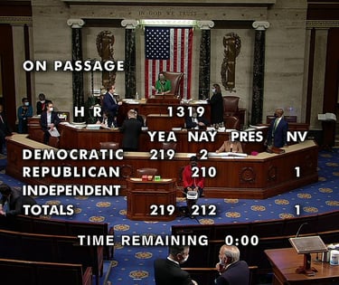 House stimulus, stimulus package, covid bill, project give a shit, project gas
