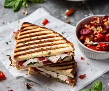 a sandwich sandwich with cheese and cheeseburger