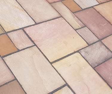 Sandstone paving Romford, Hornchurch, Upminster, Brentwood
