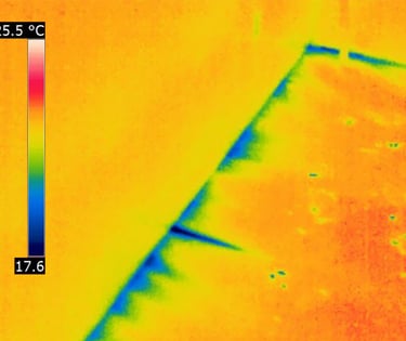 Inspection thermographique étanchéite à l'air
