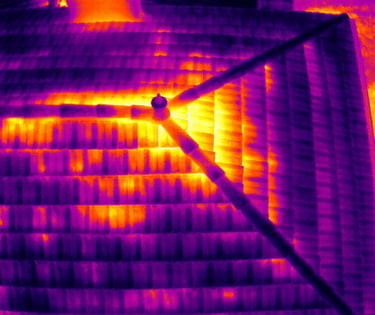 inspection toiture thermographique
