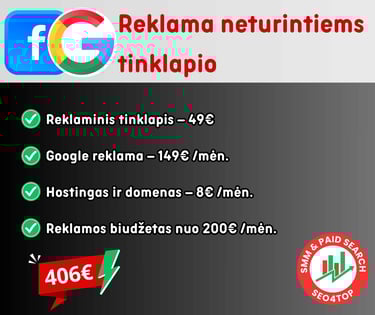 Reklama neturintiems tinklapio
