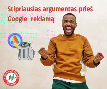 Žvilgsnis iš kitos pusės: stipriausias argumentas prieš Google reklamą.
