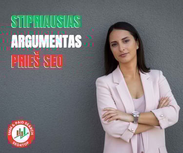 Žvilgsnis iš kitos pusės: stipriausias argumentas prieš SEO