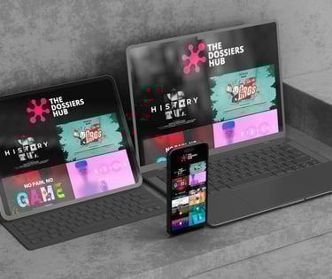 diseño de tratamientos publicitarios y documementos de venta interactivos responsive