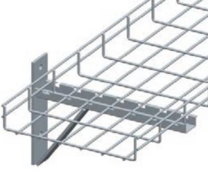 Apply to:Support cable trays on wall  Fit for:Diameter from 3.5mm to 6.0mm,width from 300mm to 900mm