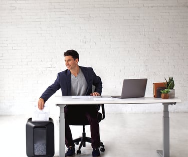 Fellowes most advanced shredders ever. Thoughtfully designed to integrate into any workspace.