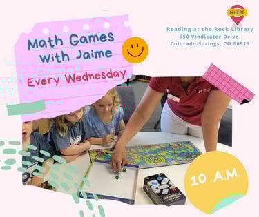 Pre-K Games with Jaime every Wednesday!