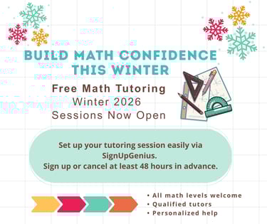 Click to sign up for free math tutoring!