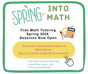 Click to book your free math tutoring session with Jim.