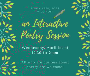 Interactive Poetry Session - click for more info about this event