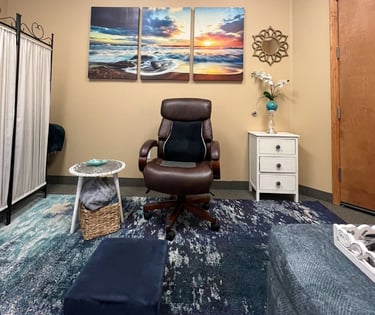 Staci Montgomery's therapy office