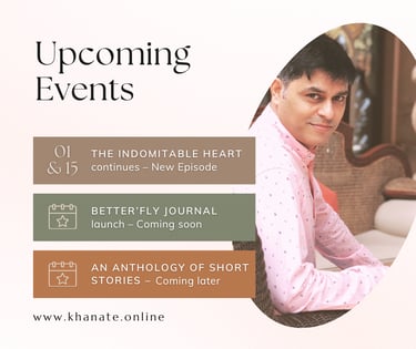 Upcoming events on khanate.online with photo of Himayath Khan in pink shirt