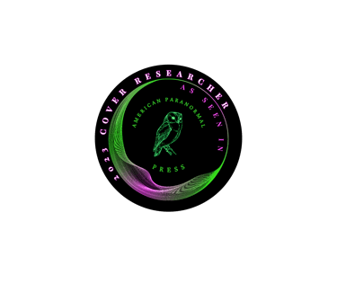 2023 Cover Researcher Badge for American Paranormal Magazine Pablo Cordova with  Boozy Bros