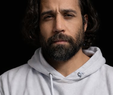 Tattoo artist Andrew working at Halo Tattoo in Fort Worth, Texas