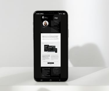 Exemplo de interface digital de comunicação e posicionamento