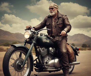 a man wearing a hat and jacket in the dark