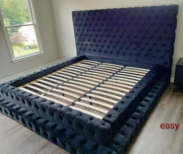 Professional bedroom furniture assembly with bed, dresser, and nightstands in marietta, ga homes
