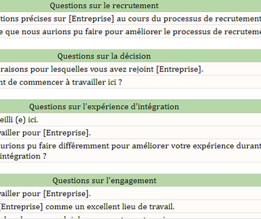 Grille évaluation intégration salarié gratuite + conseils