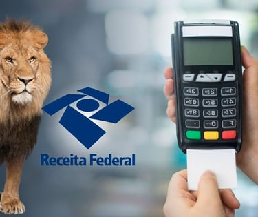 imagem do leão do imposto de renda