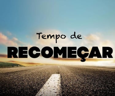 frase motivacional tempo de recomeçar 