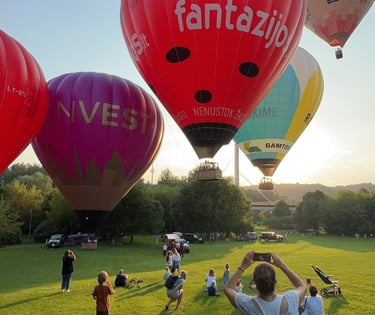 private hot air balloon ride vilnius