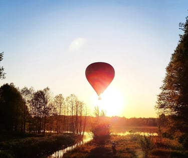 private vip hot air balloon flight