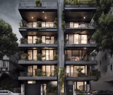 a house under construction with the roof ripped off