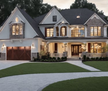 a house under construction with the roof ripped off