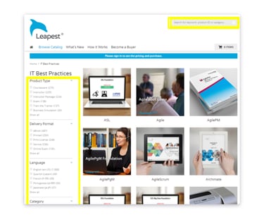 catalog search before - dependent on feed