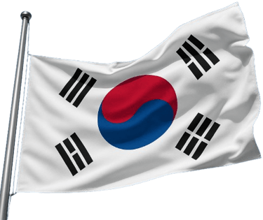 Drapeau de la corée du sud
