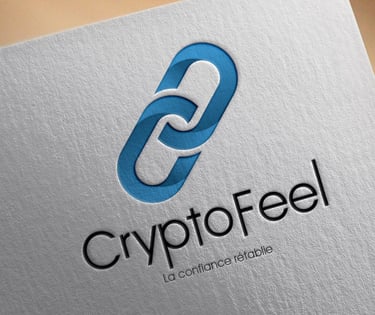 Logo CryptoFeel sur en tête de document