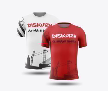 Logo Diskuizh sur kit de maillots