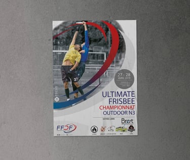 Affiche d annonce de championnat