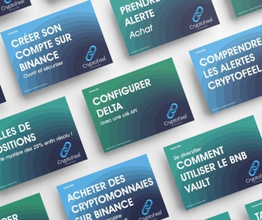 Déclinaisons de pages de garde des différents tutoriels de formation