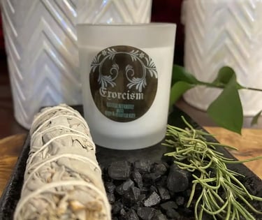 protection candle for ritual warding and cleansing