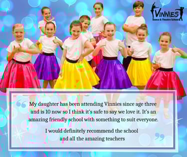 My daughter has been at Vinnies since age 3 and is 10 now so I think it's safe to say we love it!