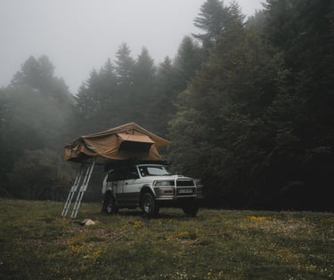 camping nomade treck nature fôret campagne
