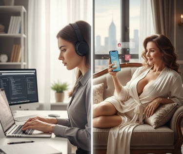 chatter working for an onlyfans milf