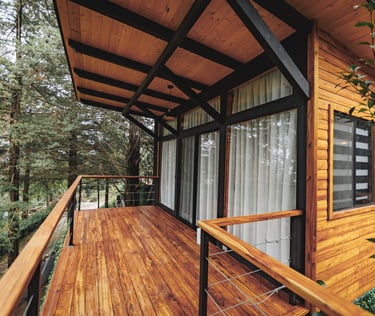 Chalets en el bosque