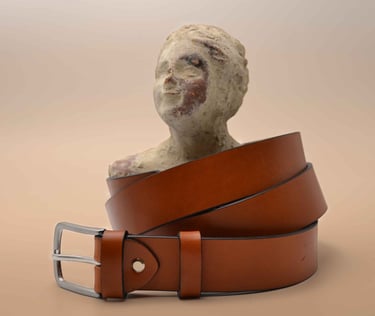 Spanish leather belt manufacturer production and craftsmanship