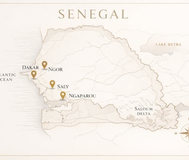 carte point immobilier Sénégal